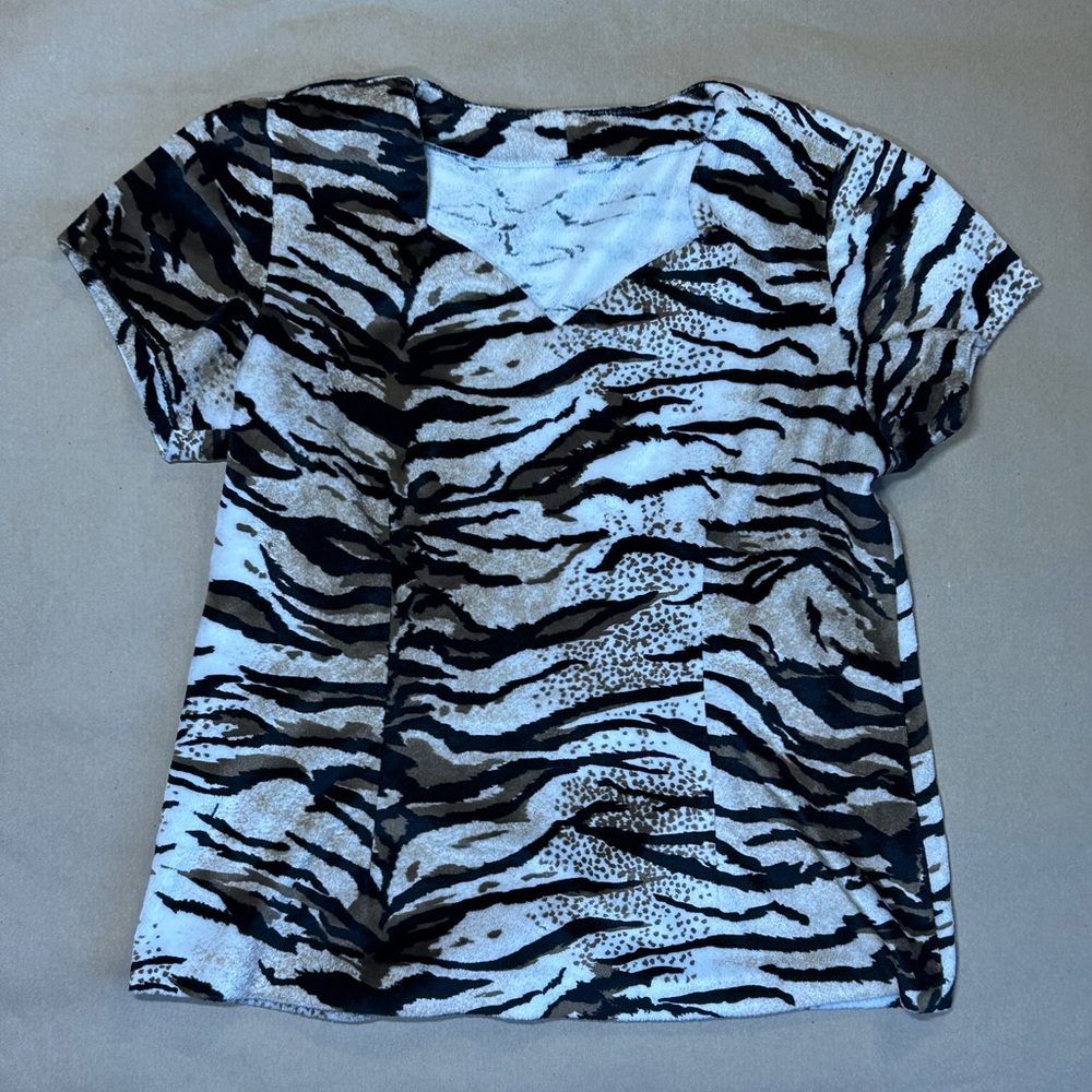 Zebra Print Women's Top